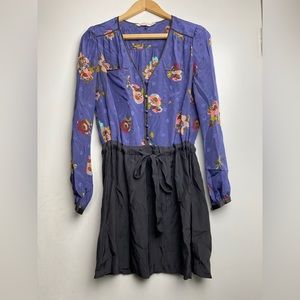 Rebecca Taylor Silk Floral Dress